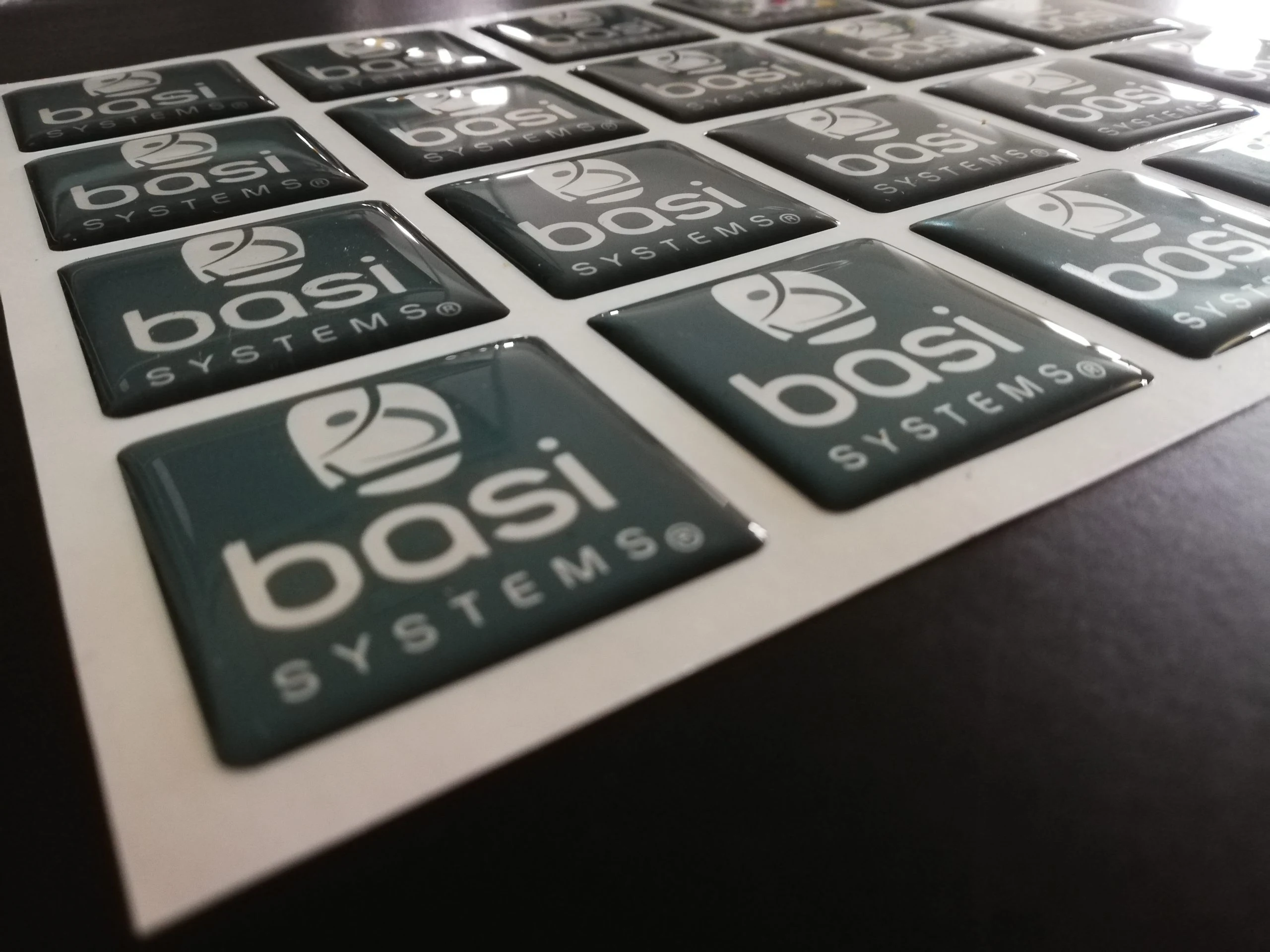 Exemple de logo d'étiquette de dépôt du système de sécurité — Bora Ajans