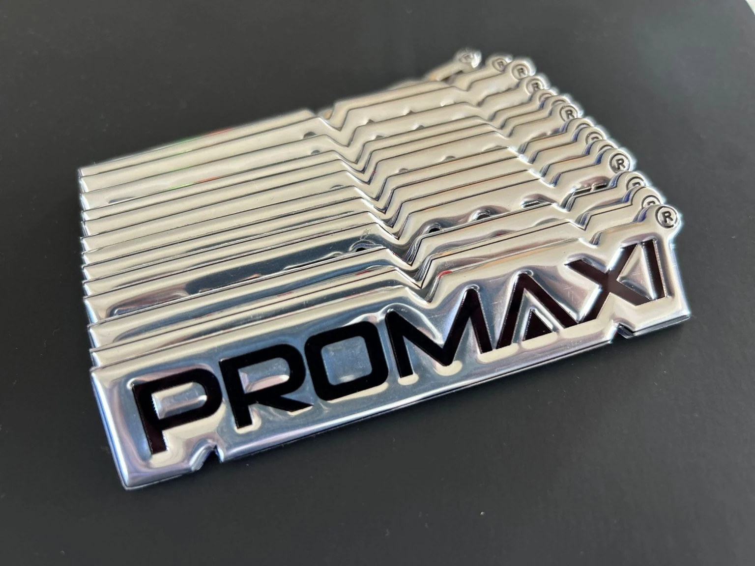 Warnschild aus eloxiertem Aluminium, industriell